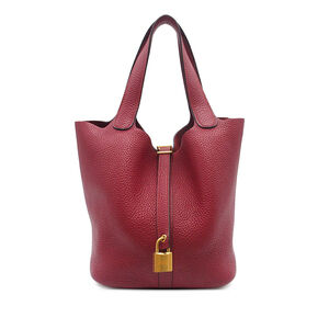 Pre-Loved Hermes Clemence Picotin Lock 22